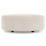Lolo White/Cream Ottoman Without Nails - Ornate Home