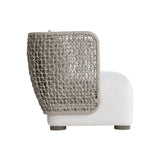 Lomani Driftwood/White/Cream Outdoor Sofa - Ornate Home