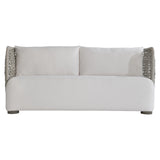 Lomani Driftwood/White/Cream Outdoor Sofa - Ornate Home