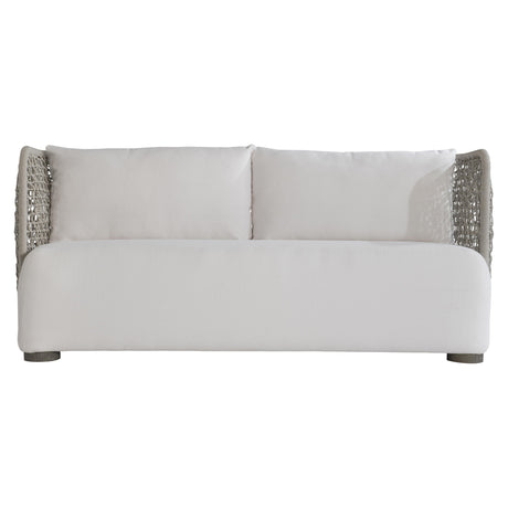 Lomani Driftwood/White/Cream Outdoor Sofa - Ornate Home