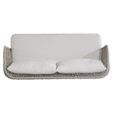 Lomani Driftwood/White/Cream Outdoor Sofa - Ornate Home