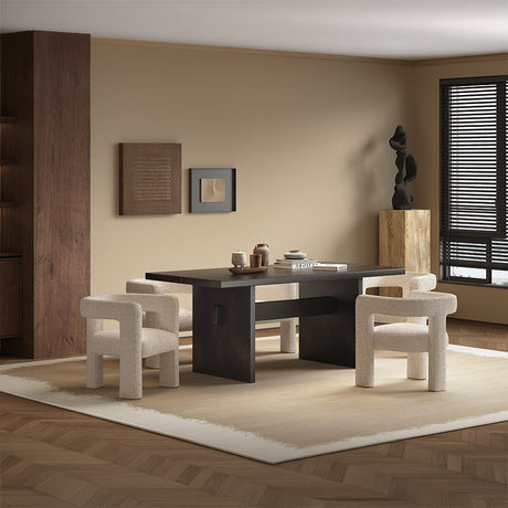 Lomas Beige Boucle Side Chair (Set of 2) - Ornate Home