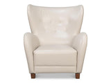 Lombard White Wing Chair - Ornate Home