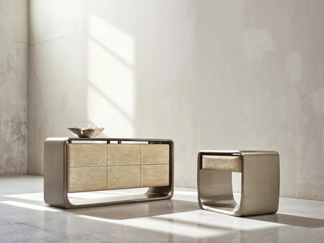 Lomond Tarnished Nickel/Trevin Dresser - Ornate Home