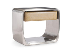Lomond Trevin/Tarnished Nickel Nightstand - Ornate Home