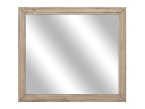Lonan Natural Finish Bedroom Mirror - Ornate Home