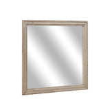 Lonan Natural Finish Bedroom Mirror - Ornate Home