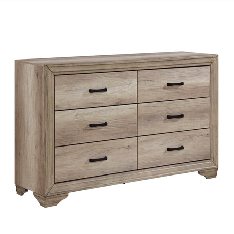 Lonan Natural Finish Dresser - Ornate Home