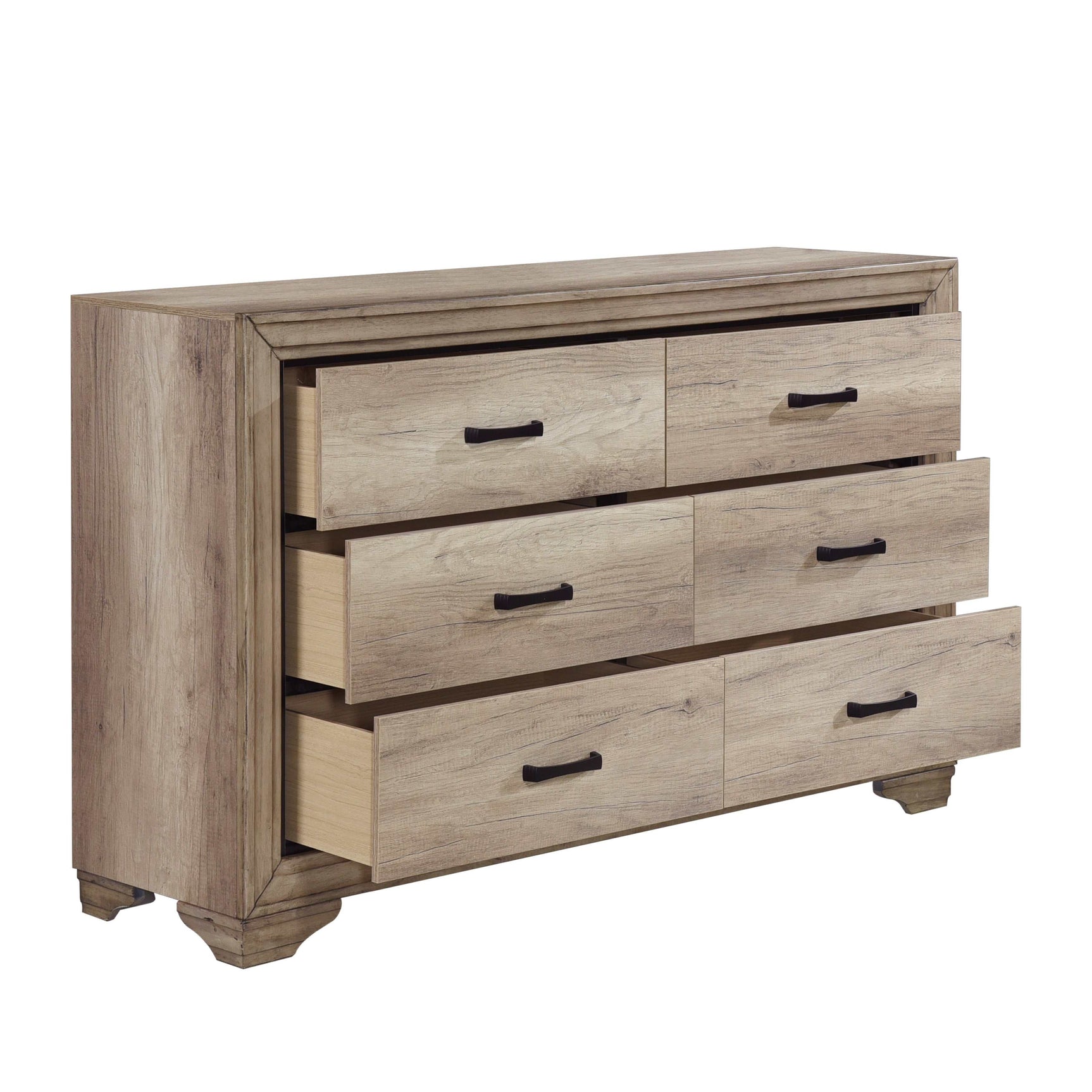 Lonan Natural Finish Dresser - Ornate Home