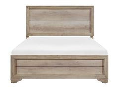 Lonan Natural Queen Bed - Ornate Home