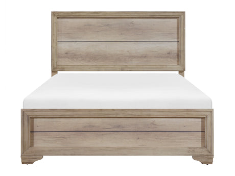 Lonan Natural Queen Bed - Ornate Home
