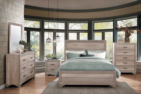 Lonan Natural Queen Bed - Ornate Home