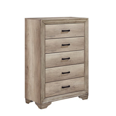 Lonan Tan 5pc Queen Bedroom Set - Ornate Home