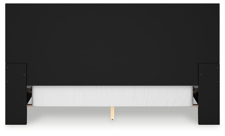 Londer Black California King Panel Bed - Ornate Home