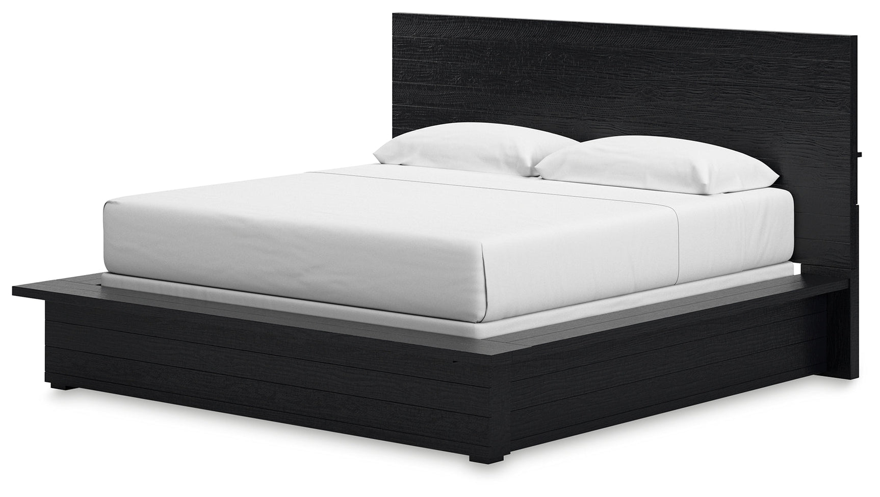 Londer Black King Panel Bed (Online Special Price) - Ornate Home