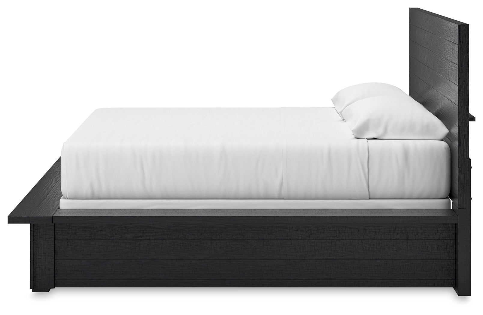 Londer Black King Panel Bed (Online Special Price) - Ornate Home