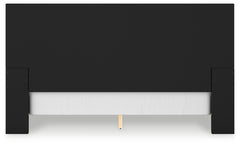Londer Black King Panel Bed - Ornate Home