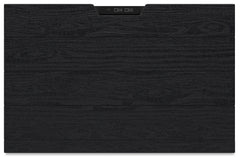 Londer Black Two Drawer Nighstand - Ornate Home