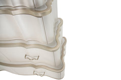London Place Creamy Pearl 6-Drawer Tiered Chest - Ornate Home