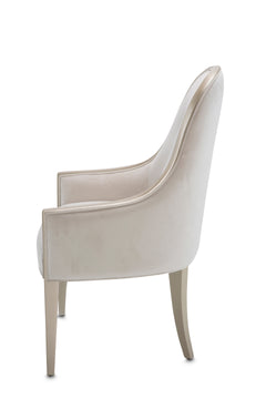 London Place Creamy Pearl Arm Chair - Ornate Home