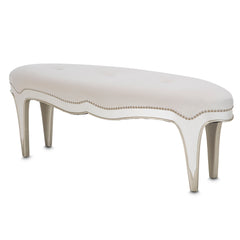 London Place Creamy Pearl Bed Bench - Ornate Home