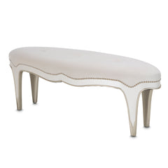 London Place Creamy Pearl Bed Bench - Ornate Home