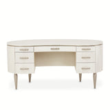 London Place Creamy Pearl Desk - Ornate Home