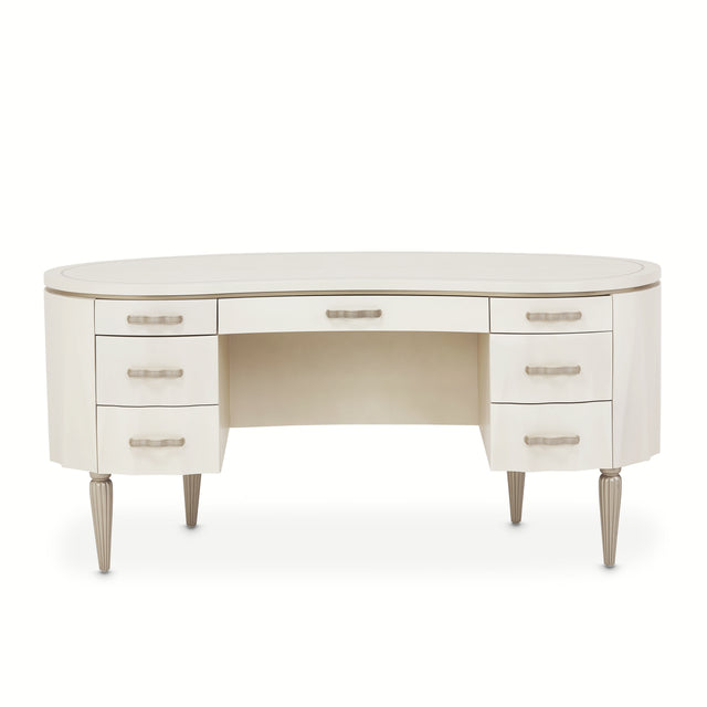 London Place Creamy Pearl Desk - Ornate Home