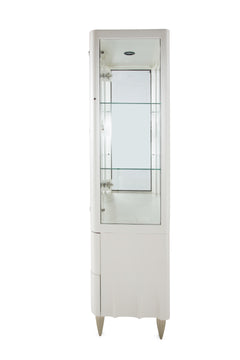 London Place Creamy Pearl Display Cabinet - Ornate Home