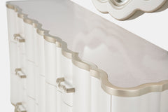 London Place Creamy Pearl Dresser with Mirror - Ornate Home