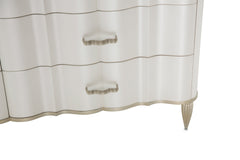 London Place Creamy Pearl Dresser with Mirror - Ornate Home