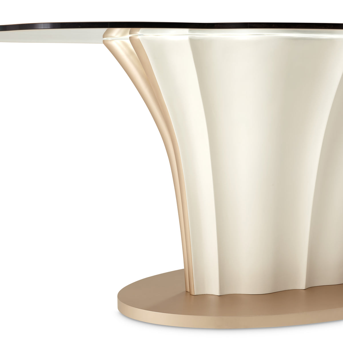 London Place Creamy Pearl Entry Table