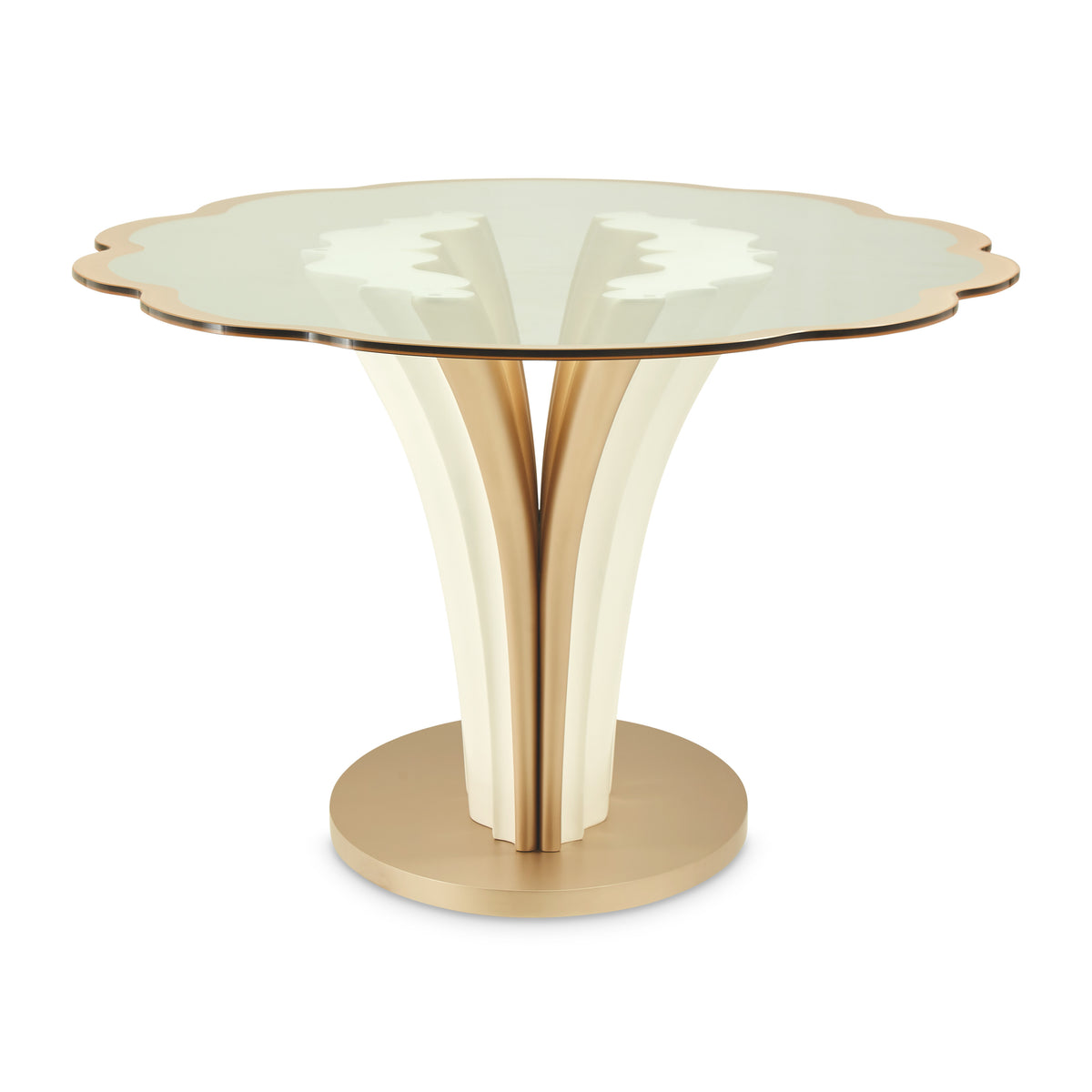 London Place Creamy Pearl Entry Table