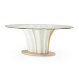 London Place Creamy Pearl Entry Table