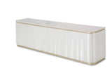 London Place Creamy Pearl Media Cabinet - Ornate Home