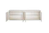 London Place Creamy Pearl Media Cabinet - Ornate Home