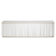 London Place Creamy Pearl Media Cabinet - Ornate Home