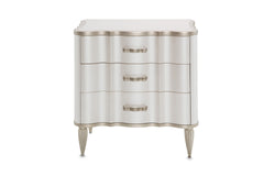 London Place Creamy Pearl Nightstand - Ornate Home