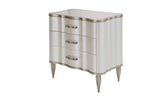 London Place Creamy Pearl Nightstand - Ornate Home