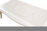 London Place Creamy Pearl Rectangular Cocktail Table - Ornate Home