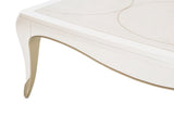 London Place Creamy Pearl Rectangular Cocktail Table - Ornate Home