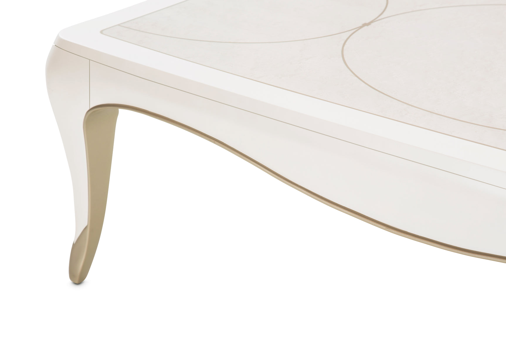 London Place Creamy Pearl Rectangular Cocktail Table - Ornate Home