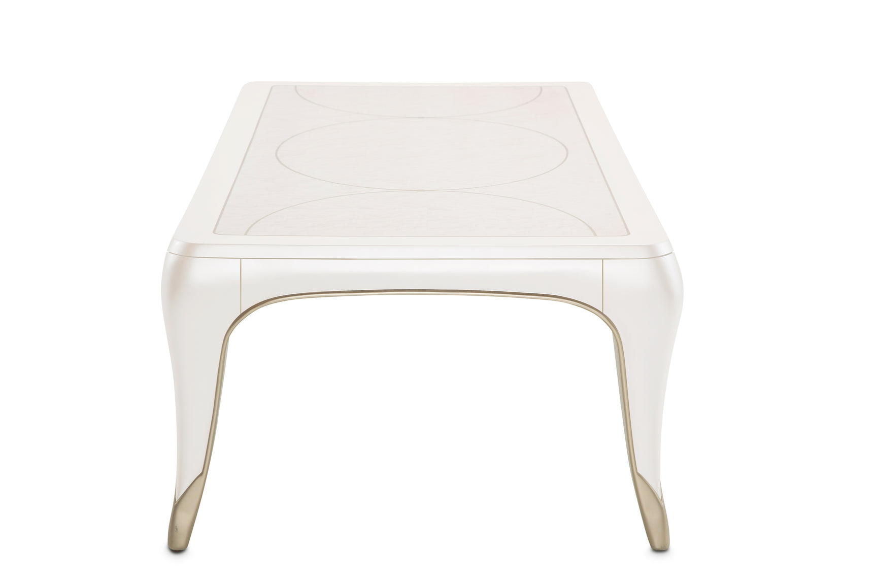 London Place Creamy Pearl Rectangular Cocktail Table - Ornate Home