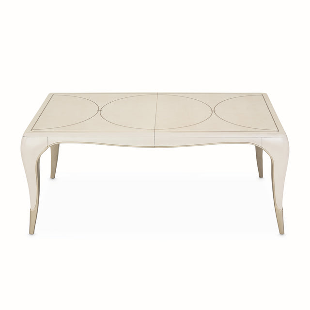 London Place Creamy Pearl Rectangular Dining Table - Ornate Home