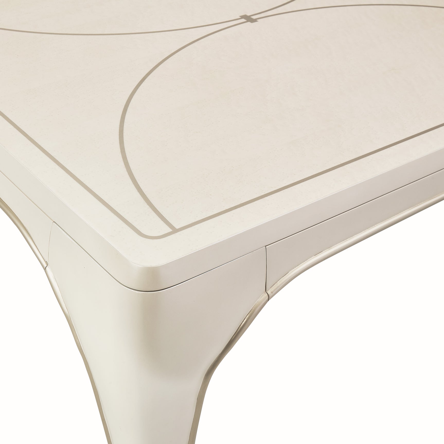 London Place Creamy Pearl Rectangular Dining Table - Ornate Home