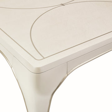 London Place Creamy Pearl Rectangular Dining Table - Ornate Home
