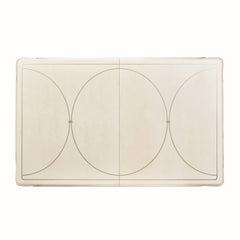 London Place Creamy Pearl Rectangular Dining Table - Ornate Home