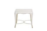 London Place Creamy Pearl Rectangular End Table - Ornate Home
