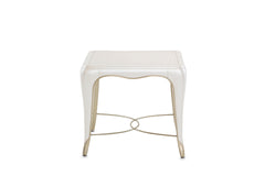 London Place Creamy Pearl Rectangular End Table - Ornate Home