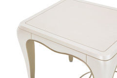 London Place Creamy Pearl Rectangular End Table - Ornate Home